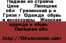 Пиджак из стрейча › Цена ­ 200 - Липецкая обл., Грязинский р-н, Грязи г. Одежда, обувь и аксессуары » Женская одежда и обувь   . Липецкая обл.